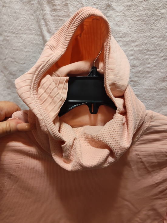 Athleta Women's Peach Baclava Style Long Sleeve Top - Picture 2 of 5